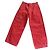 Jc De Castelbajac Pantalón 7/8, terciopelo de algodón naranja, talla 34.