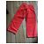 Jc De Castelbajac Pantalón 7/8, terciopelo de algodón naranja, talla 34. - vista 5