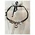 Raffinato collier DOLCE & GABBANA cn con cordino camoscio nero con logo e cristalli - vista 11