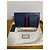 Borsa a mano Gucci Ophidia in pelle blu con catena dorata - vista 3
