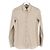 Camicia con bottoni Burberry in cotone beige - vista 4