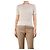 Rag & Bone Beige gestreifter Rippstrick-Top - Größe M
