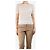 Rag & Bone Beige gestreifter Rippstrick-Top - Größe M - Ansicht 3