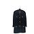 Set Chanel anni '80 in lana nera con bottoni dorati