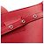 Big Bag Céline Borsa a secchiello incrociata in pelle rossa Celine Rosso - vista 8