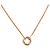 Collana Cartier Trinity mini modello Grigio Giallo Oro Rosa Trinity Necklace TPM D'oro - vista 2