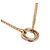 Collana Cartier Trinity mini modello Grigio Giallo Oro Rosa Trinity Necklace TPM D'oro - vista 3