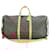 Louis Vuitton Monogram Keepall Bandouliere 60 Brown Leather Cloth  ref.2183039