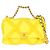 Borsa a spalla matelassé Chanel 19 con catena Giallo