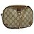 GUCCI GG Supreme Web Sherry Line Borsa a Spalla PVC Beige 89 02 066 Auth BA1300