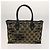 LOEWE Borsa Anagramma Canvas 2Set Blu Navy Auth bs24508 - vista 3
