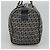 FENDI Zucchino Canvas Boston Tasche Navy Silber Authentisch 120038 Marineblau - Ansicht 3