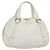 Céline Borsa a mano CELINE in pelle bianca e oro Auth 119467 Bianco D'oro