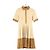 Max & Moi Beige Wildlederkleid