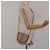 Céline Borsa a spalla in tela Macadam CELINE PVC beige oro Auth BA1292 D'oro - vista 21