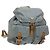 PRADA Backpack Nylon Light Blue Silver Auth 118295 Silvery