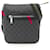 Gucci GG Supreme Small Shoulder Bag Black Leather Plastic  ref.2183641