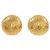 Orecchini a clip dorati Chanel D'oro