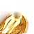 Orecchini a clip dorati Chanel D'oro - vista 4
