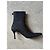 Stivaletti Gucci Monogramma Neri in Pelle e Tessuto Nero - vista 4