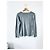 Chanel Wollweste mit Logo Grau Creme Roh - Ansicht 3