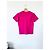 Camiseta Balenciaga con logo de algodón fucsia - vista 3