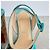 Sandali con platform Dombasle Christian Louboutin scamosciati turchesi Turchese - vista 8