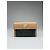 Vintage Courreges Leather Denim Wallet brown navy Beige