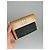 Vintage Courreges Leather Denim Wallet brown navy Beige - view 12