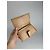 Vintage Courreges Leather Denim Wallet brown navy Beige - view 5