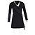 Abito mini con frange Alexander Wang in viscosa nera Nero - vista 4