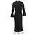 Michael Kors Jumpsuit mit gerafften Ärmeln aus schwarzem Polyester - Ansicht 4
