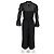 Michael Kors Jumpsuit mit gerafften Ärmeln aus schwarzem Polyester - Ansicht 6
