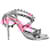  Christian Louboutin Spikita 100 Sandal Heels in Pink Leather  ref.2184548