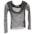 Self portrait  Self-Portrait Fishnet Off-Shoulder Top in Black Polyester