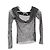 Self portrait  Self-Portrait Fishnet Off-Shoulder Top in Black Polyester - view 4
