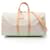 Louis Vuitton Damier Azur Keepall Bandouliere 55 Boston Bag N41429 White Cloth  ref.2184553