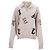 Axel Arigato Typo Rollkragenpullover aus nude Baumwolle Braun Fleisch