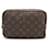 Louis Vuitton Monogram Truss Toilette 23 Clutch Pouch Brown Patent leather  ref.2184806