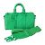 Keepall Borsa a mano in pelle Taurillon verde Louis Vuitton