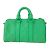 Keepall Borsa a mano in pelle Taurillon verde Louis Vuitton - vista 3