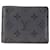 Cartera Slender Monogram Eclipse Reverse Gris Louis Vuitton Castaño Gris antracita Lienzo