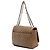 Chanel Brown Jumbo Quilted Lambskin Coco Rain Flap Marrone Cachi - vista 2