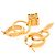 Loewe Anagram Asymmetrical Drop Earrings - view 3