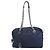 Borsa a spalla in nylon blu navy Prada