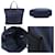 Borsa a mano e borsa a spalla Prada blu navy - vista 3