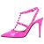 Valentino Garavani Pumps Caged Rockstud Valentino Rosa - vista 2
