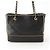 2.55 Borsa Tote Chanel Matelassé Coco Mark Chain Nero - vista 5