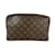 Louis Vuitton Monogram Clutch Bag Brown Patent leather  ref.2186197
