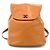 Chanel Coco Mark Leather Backpack Brown